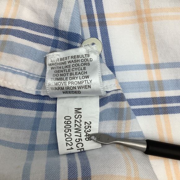 Peter Millar Mens Long Sleeve Button Up Shirt Size‎ Medium - Picture 7 of 7